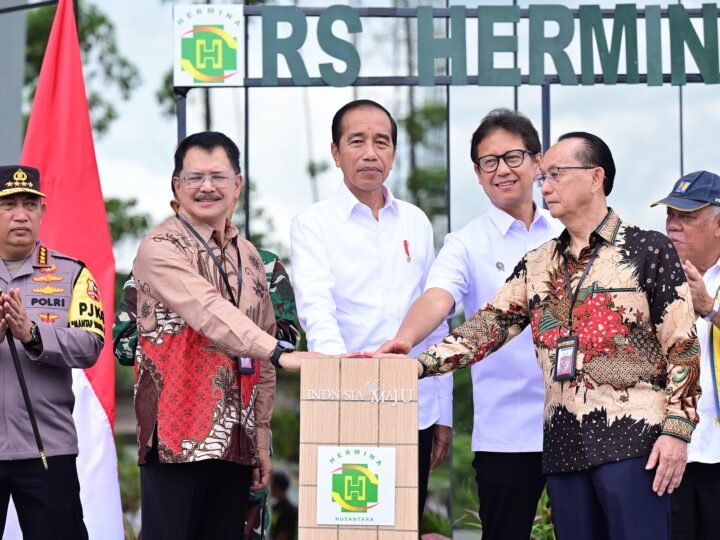 Presiden Jokowi Resmikan Rumah Sakit Hermina Nusantara di IKN.