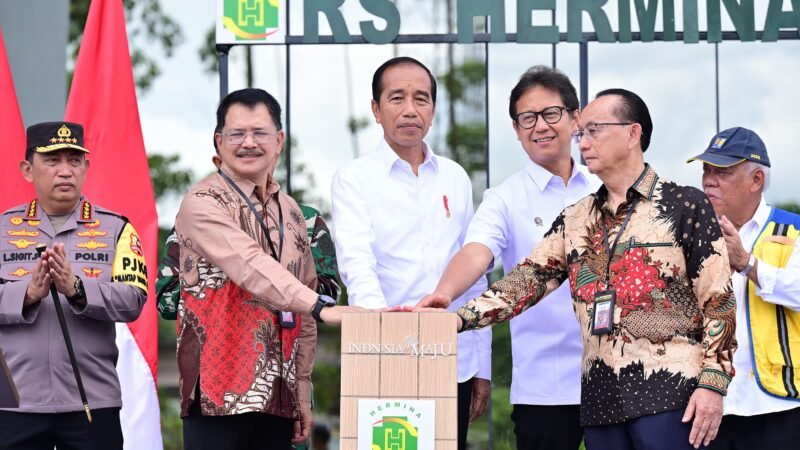 Presiden Jokowi Resmikan Rumah Sakit Hermina Nusantara di IKN.